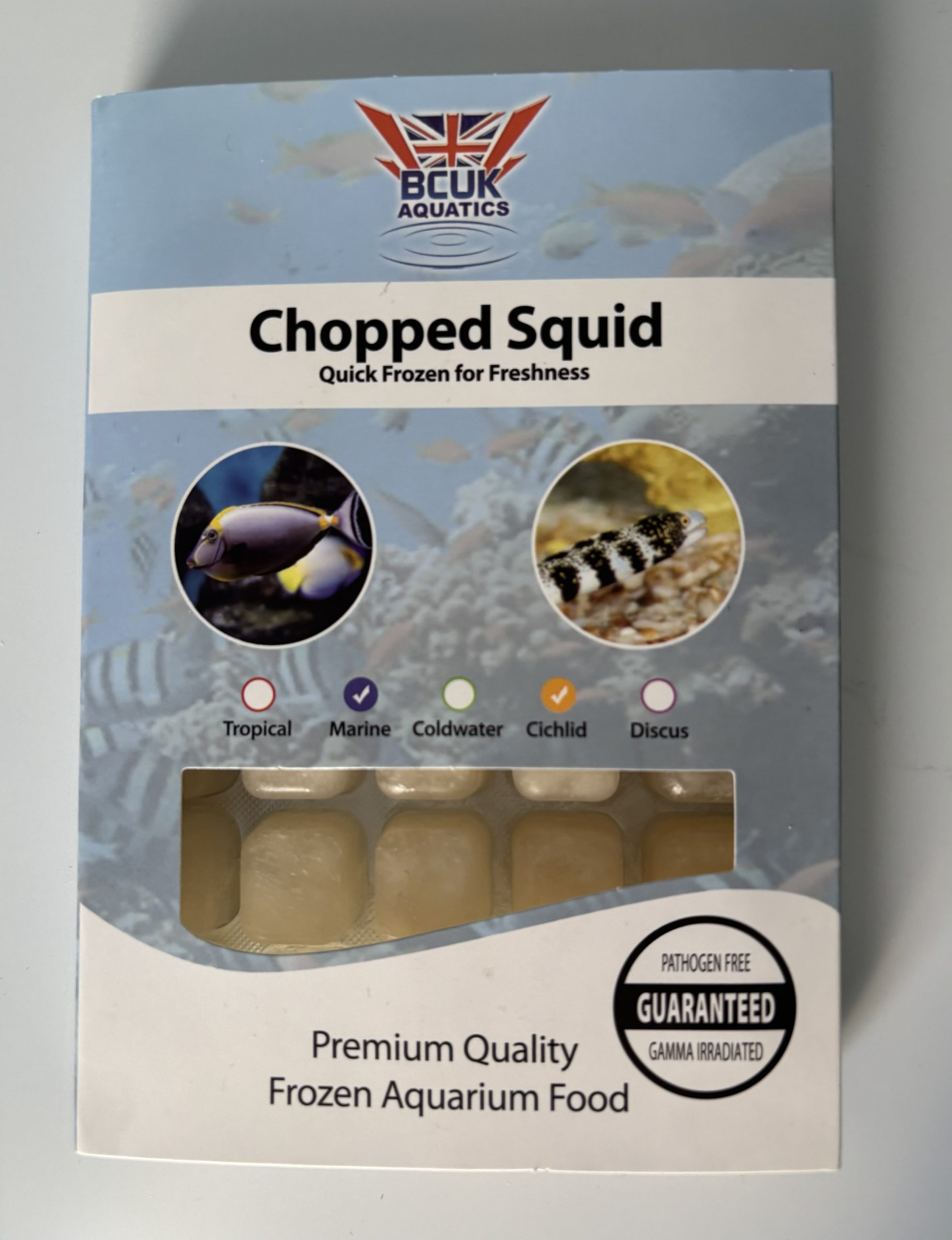 Chopped Squid Blister Pack
